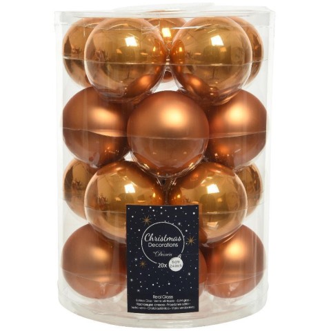 SFERA DI VETRO D6 AMBER MIX